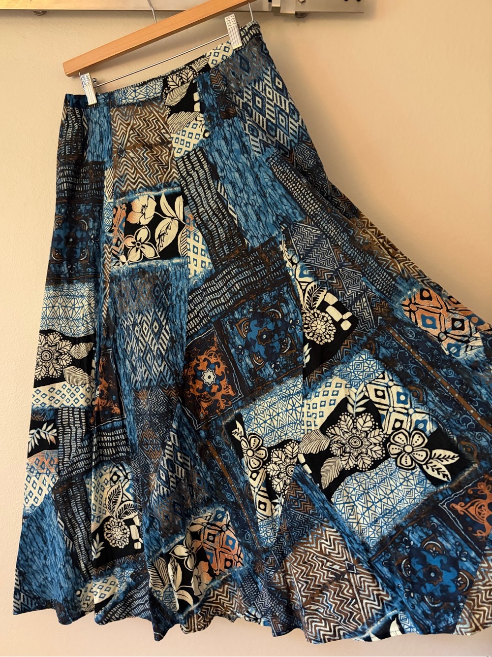 Chico's Vintage Patchwork Skirt, Size 0